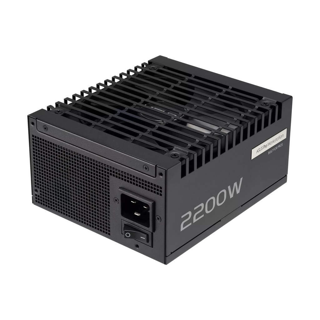 ASUS Pro WS Power Supply, 2200W 80 PLUS Platinum Efficiency, ATX 3.1 Compatible