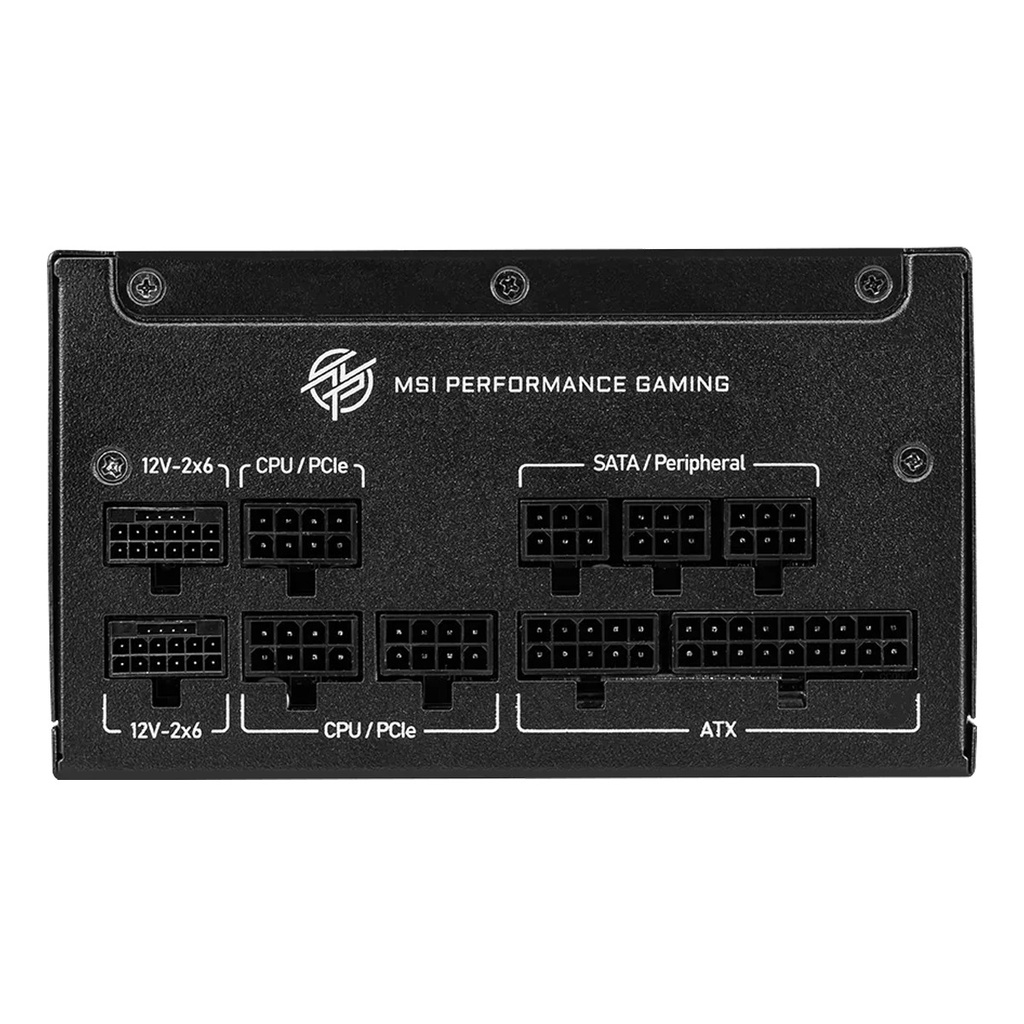 MSI MPG A1250GS 80PLUS Gold 1250W Cybenetic Gold ATX 3.1 PCIe 5 Ready Power Supply
