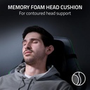 Razer Iskur V2 Gaming Chair with Adaptive Lumbar Support, Fully Adjustable lumbar Curve High Density Foam Cushions 4D Armrests - Black / Green