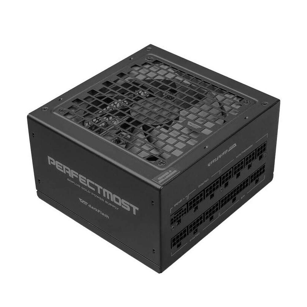 DarkFlash PMT850 80 Plus Gold Fully Modular 850W ATX 3.1 & PCIe 5.1 Power Supply - Black
