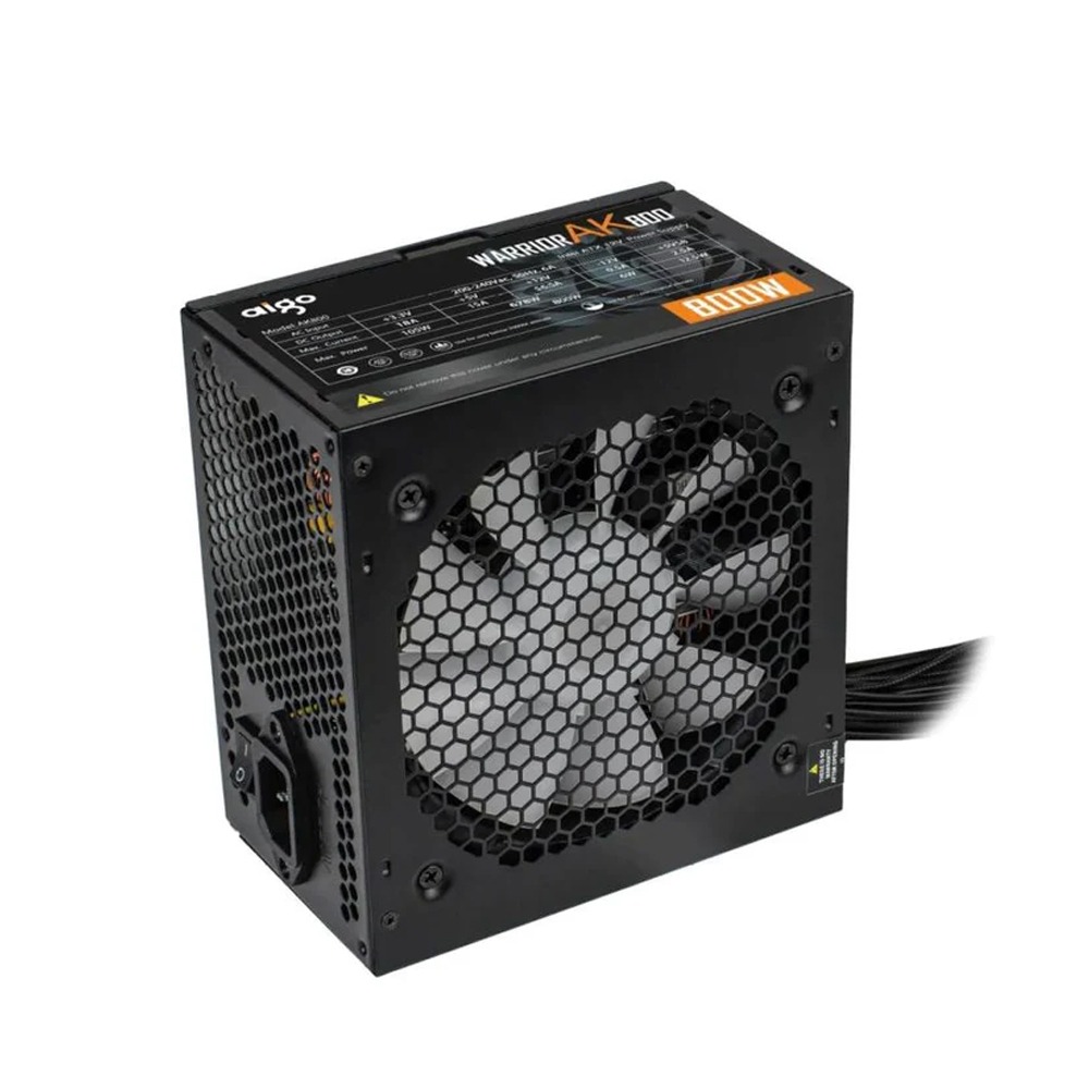 Aigo Darkflash AK800 RGB Non-Modular Gaming Power Supply - Black
