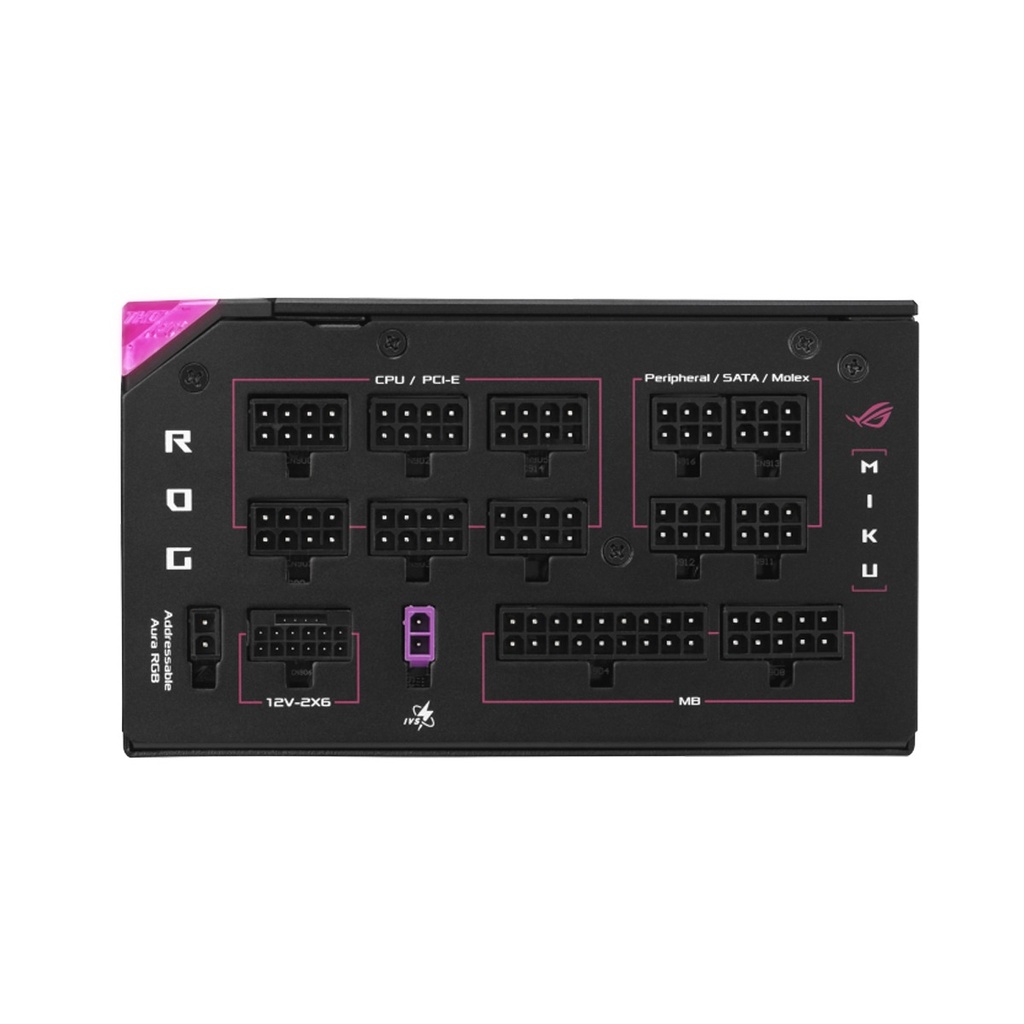 Asus Rog Thor Platinum III Fully Modular ATX 1200W Hatsune Miku Edition Power Supply