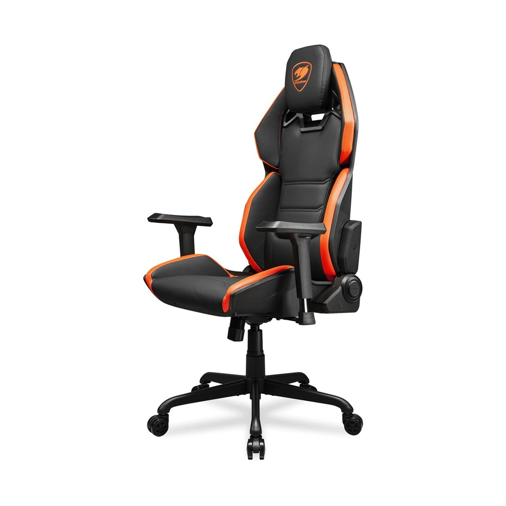 Cougar Hotrod Multi-zone Backrest Anchored Gaming Chair - Black / Orange