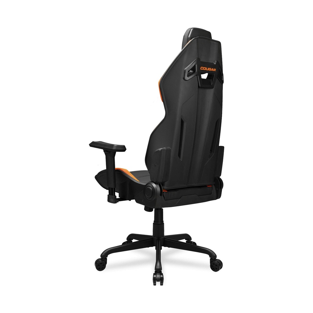 Cougar Hotrod Multi-zone Backrest Anchored Gaming Chair - Black / Orange