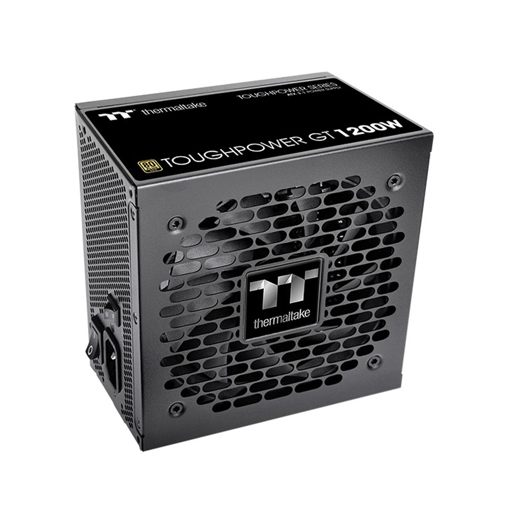 Thermaltake Toughpower GT 1200W Fully Modular Power Supply, 80 PLUS Gold PCIe Gen 5.1, ATX 3.1 Ready, Black | PS-TPT-1200FNFAGK-3