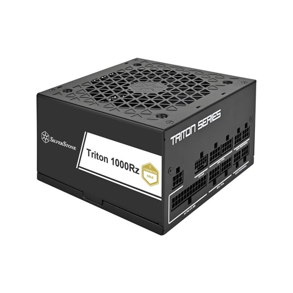 Silver Stone Triton 1000Rz Cybenetics Gold Fully Modular ATX 3.1 PCIe Gen5 1000W Power Supply - Black