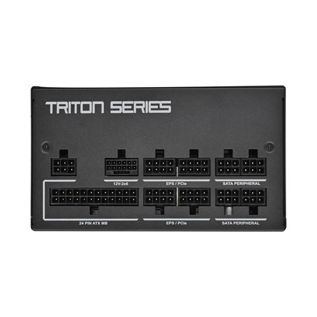 Silver Stone Triton 1000Rz Cybenetics Gold Fully Modular ATX 3.1 PCIe Gen5 1000W Power Supply - Black