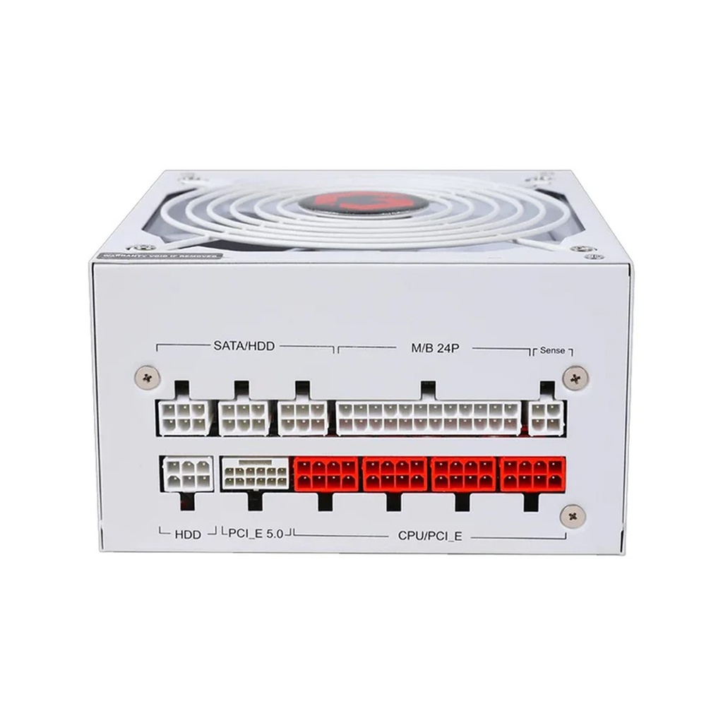GameOn 1000 Watt SPY2 80Plus Gold Fully Modular Power Supply - White