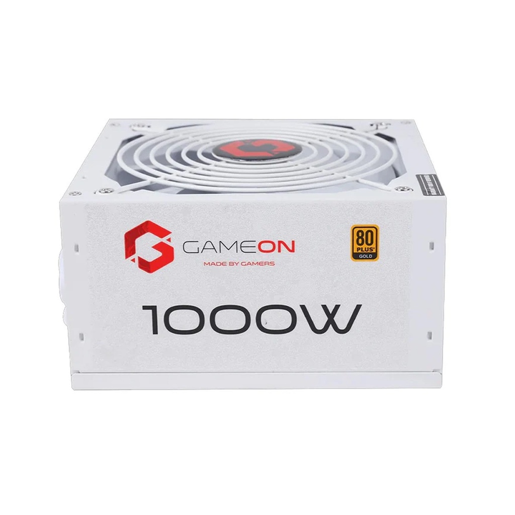 GameOn 1000 Watt SPY2 80Plus Gold Fully Modular Power Supply - White