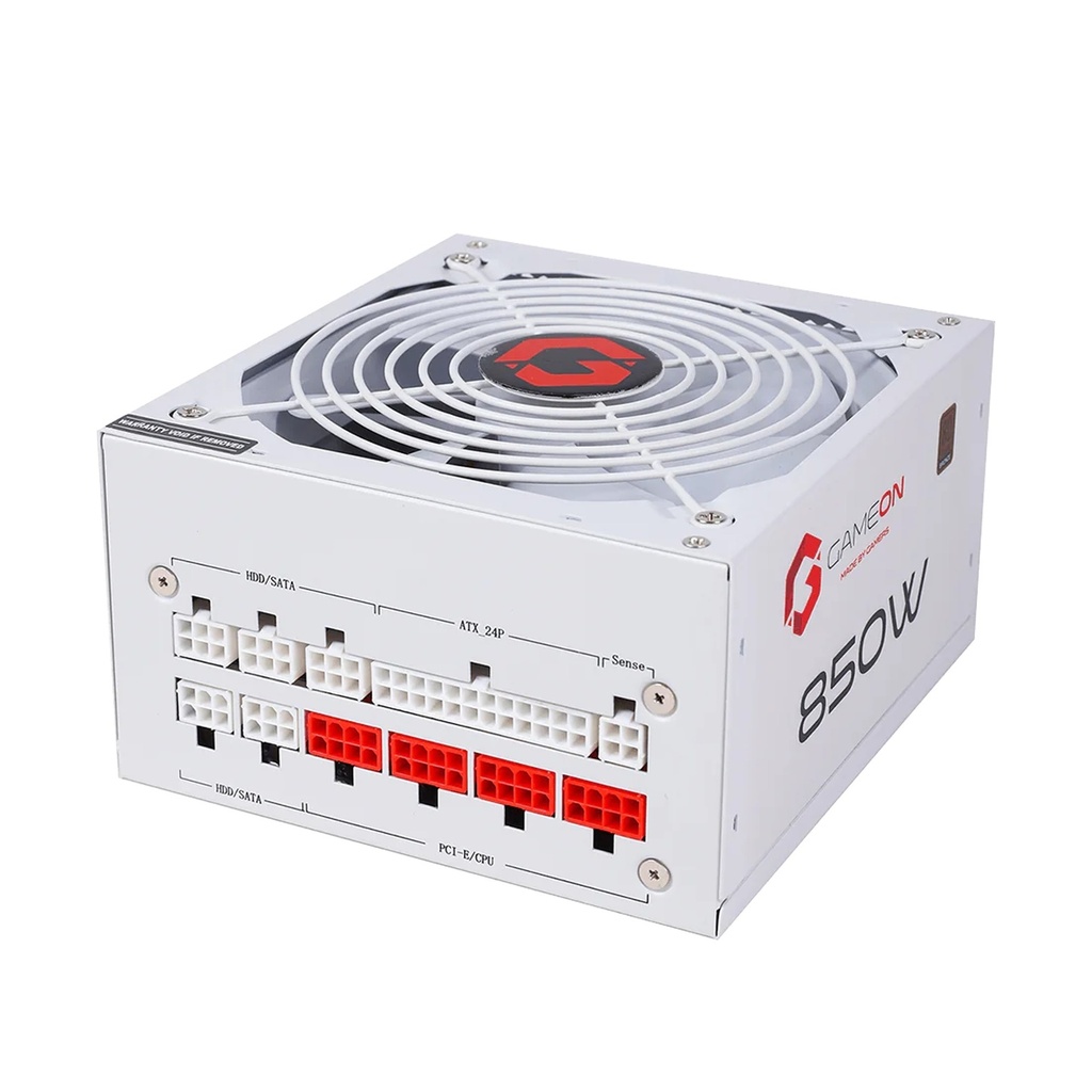 GameOn 850W SPY2 80Plus Bronze Fully Modular Power Supply - White