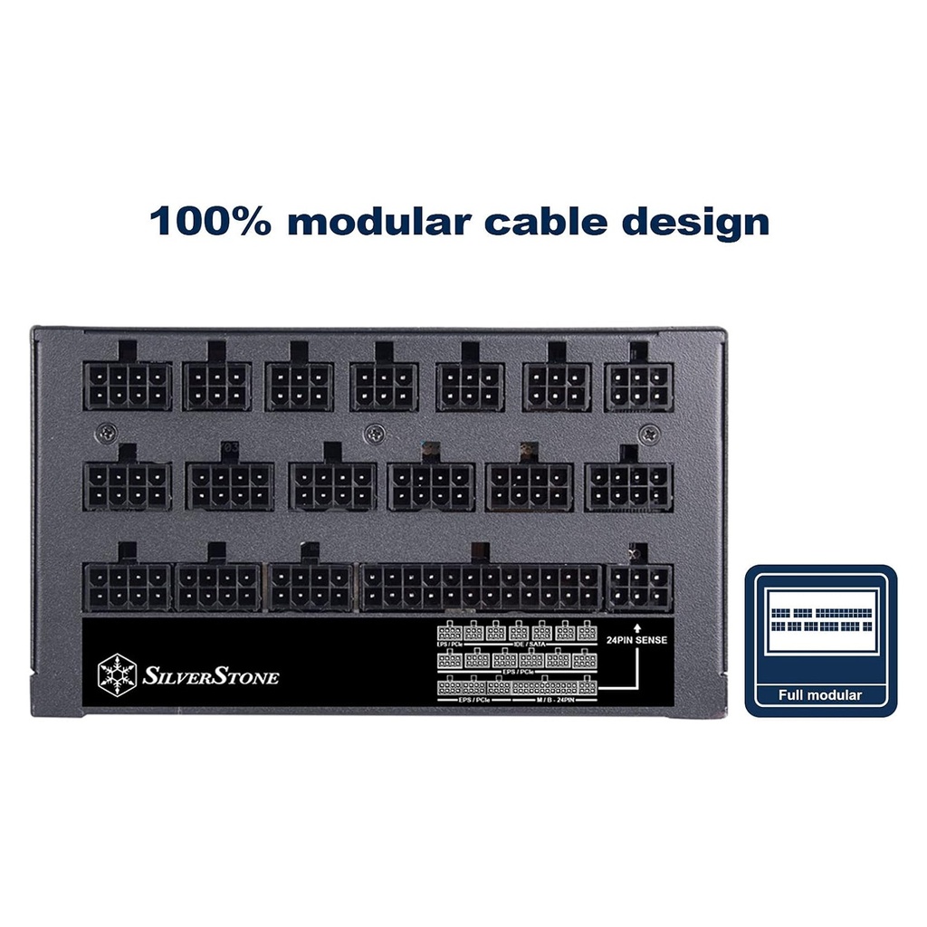 Silver Stone Decathlon Series DA1650 80Plus Gold 1650W Fully Modular ATX Power Supply