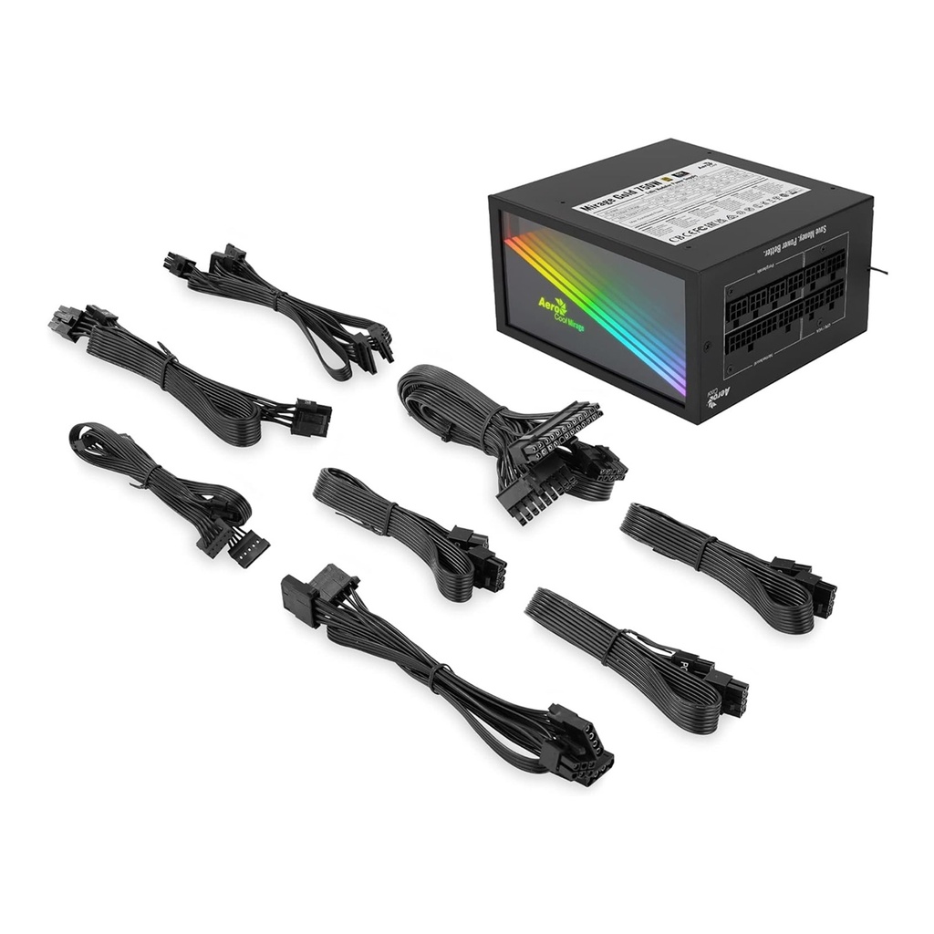 Aerocool Mirage Gold 750W 80PLUS GOLD Fully Modular Power Supply