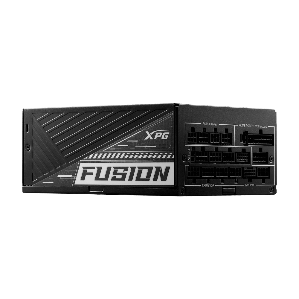 XPG FUSION 1600W 80 Plus TITANIUM PCIE 5 & ATX 3.0 Power Supply - Full Modular - 100% Japanese Capacitors