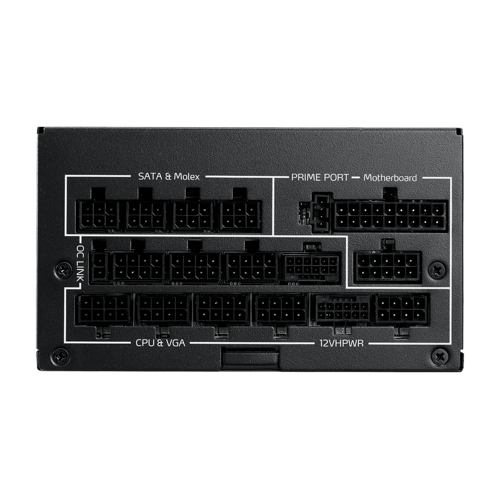 XPG FUSION 1600W 80 Plus TITANIUM PCIE 5 & ATX 3.0 Power Supply - Full Modular - 100% Japanese Capacitors