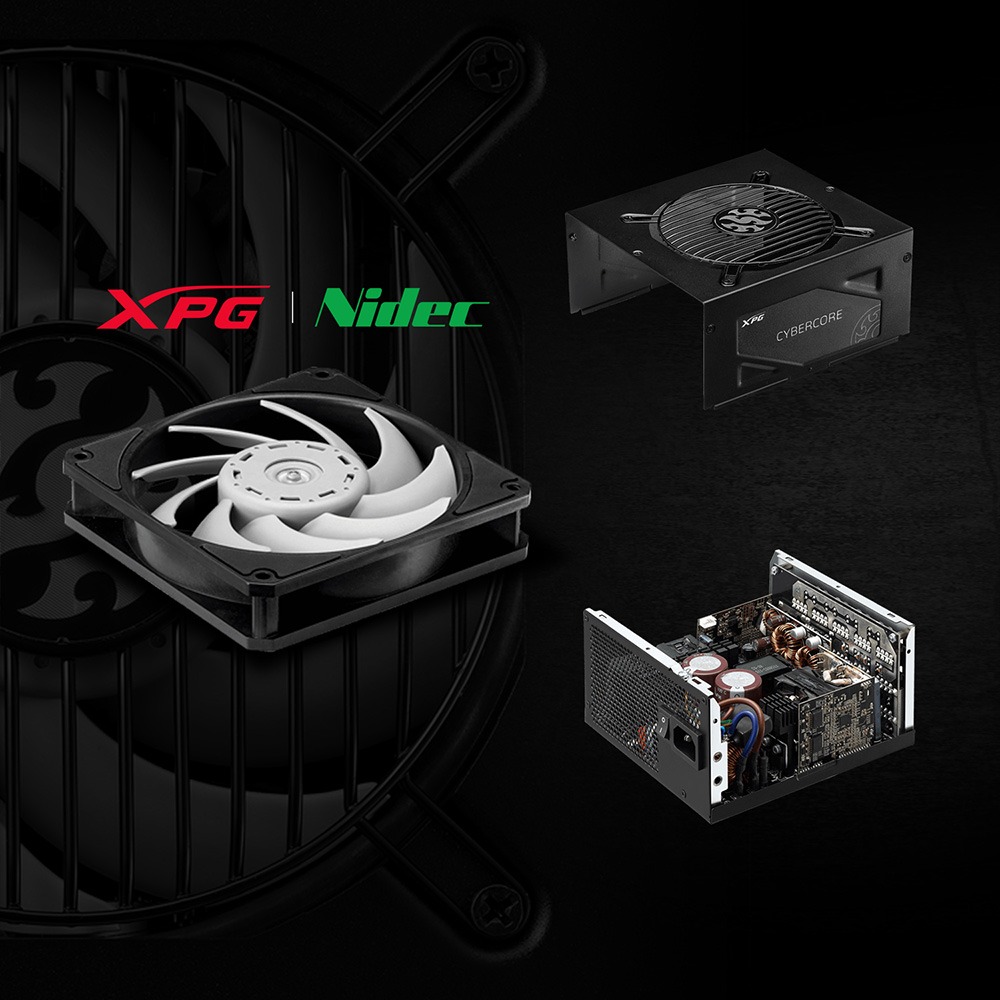 XPG CYBERCORE 1000W Platinum Power Supply - Black