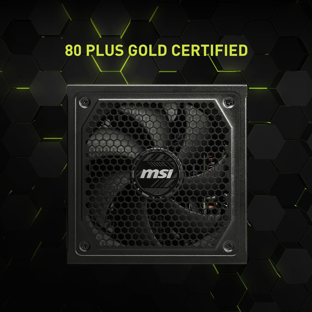 MSI MAG A1000GL 80PLUS Gold 1000W ATX 3.1 Ready PCIe 5.1 Ready Power Supply