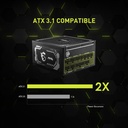 MSI MAG A1000GL 80PLUS Gold 1000W ATX 3.1 Ready PCIe 5.1 Ready Power Supply