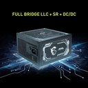 MSI MAG A1000GL 80PLUS Gold 1000W ATX 3.1 Ready PCIe 5.1 Ready Power Supply