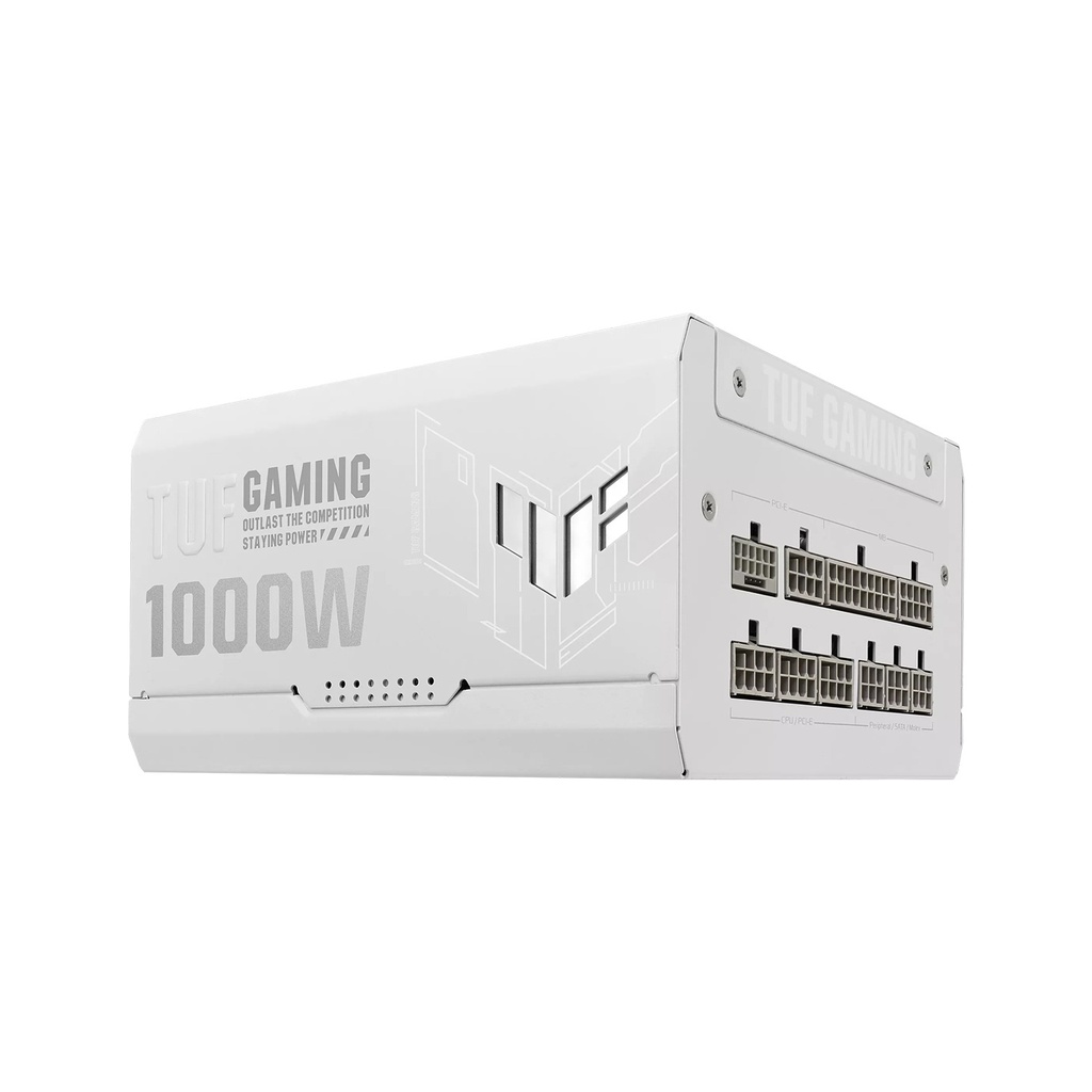 ASUS TUF Gaming 1000W - 80 Plus Gold Fully Modular Power Supply Unit - White