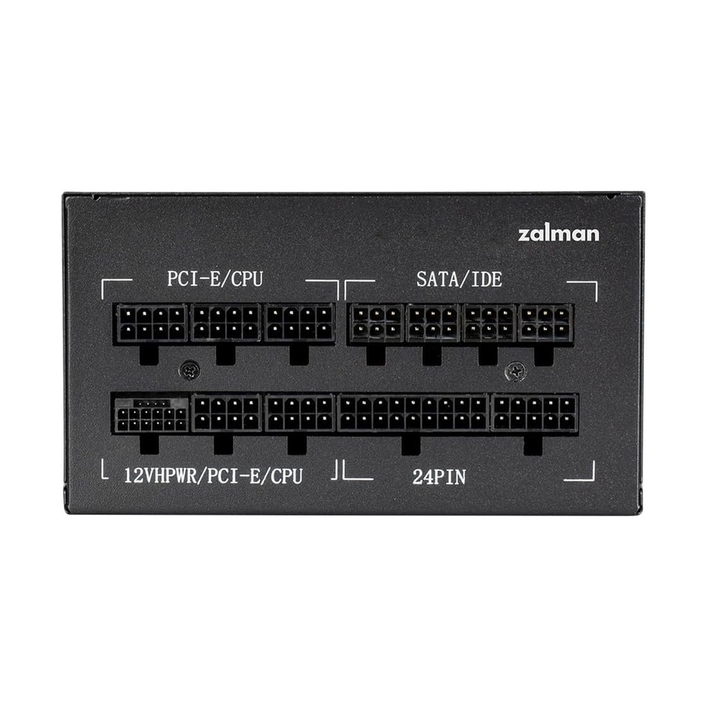 Zalman Tera Max II 1200W 80 Plus Gold ATX 3.0 PCIe 5.0 Power Supply - Black