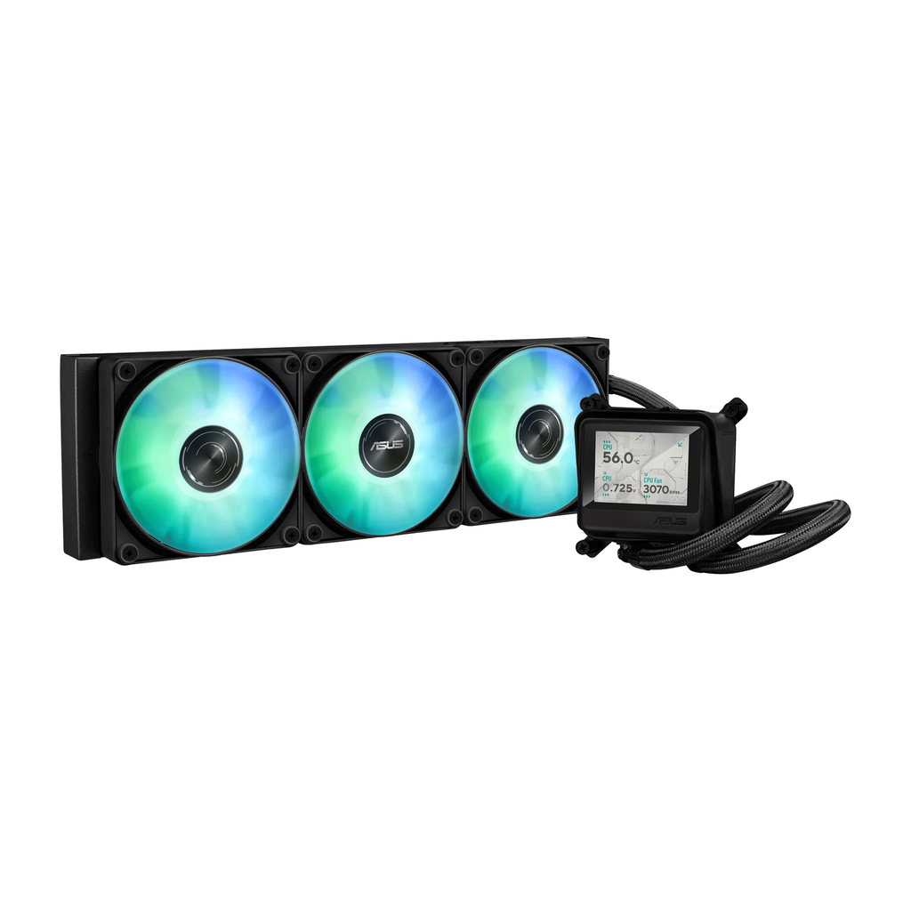 Asus MAX Gaming LC 360 ARGB LCD CPU iquid Cooler - Black