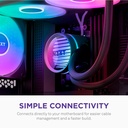 NZXT Kraken Core 360 RGB 360mm AIO Liquid Cooler -Black