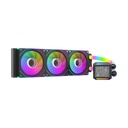 Sharx Profin P360LRT 360mm ARGB Liquid CPU Cooler - Black