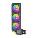 Sharx Profin P360LRT 360mm ARGB Liquid CPU Cooler - Black