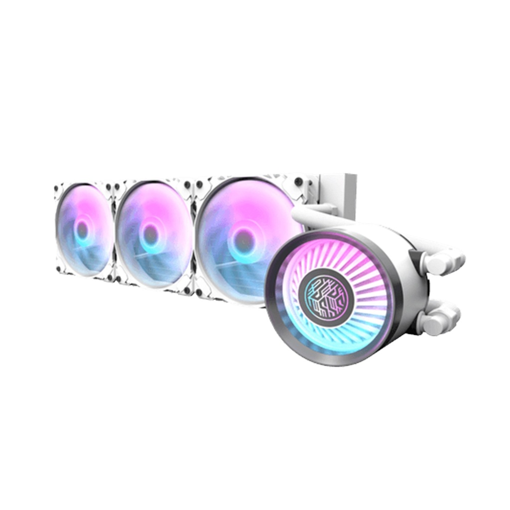 DarkFlash Nebula DN-360 All-In-One RGB 360MM Liquid Cooler - White