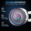 DarkFlash Nebula DN-360 All-In-One RGB 360MM Liquid Cooler - White