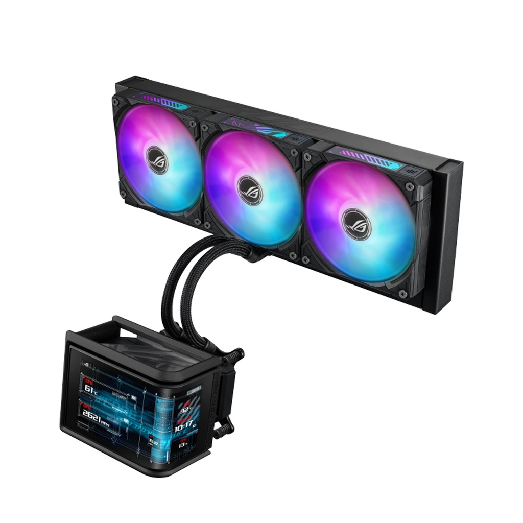 Asus Rog Ryuo IV 360 ARGB CPU Liquid Cooler - Black