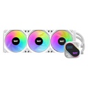 DarkFlash Explore DO360 ARGB 360mm AIO Liquid CPU Cooler With Segment LCD Screen - White