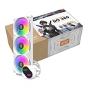 DarkFlash Explore DO360 ARGB 360mm AIO Liquid CPU Cooler With Segment LCD Screen - White