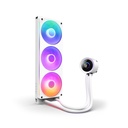NZXT Kraken Plus 360mm Liquid Cooler With 1.54" LCD Display - White