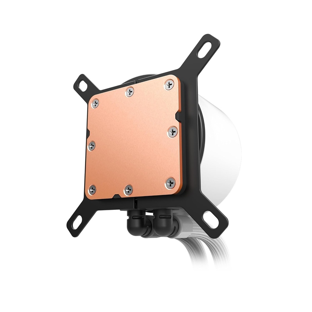 NZXT Kraken Plus 360mm Liquid Cooler With 1.54" LCD Display - White