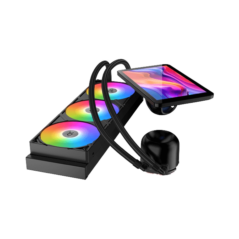 Xigmatek Alpha Connect Pro 360 ARGB AIO CPU Liquid Cooler - Black