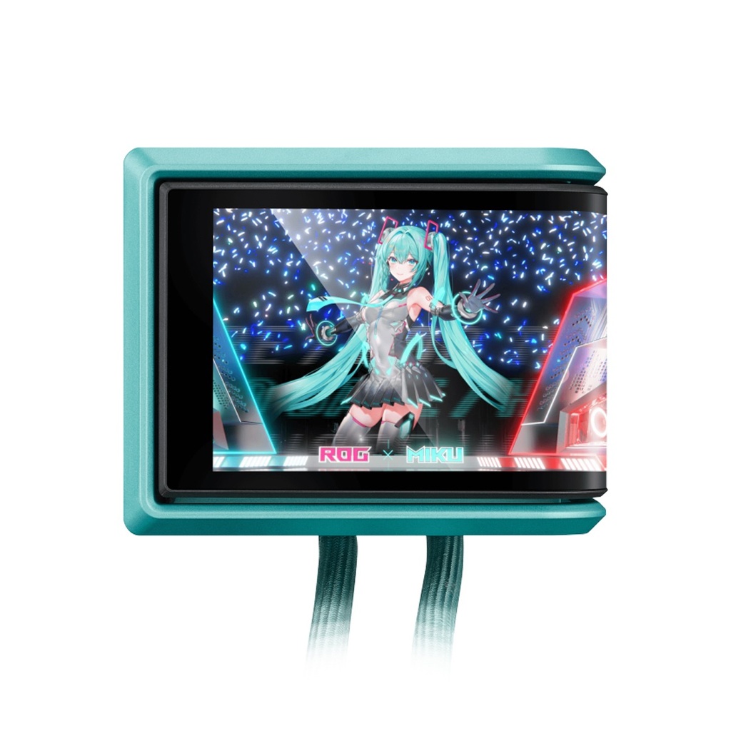 Asus Rog Ryuo IV 360 ARGB Hatsune Miku Edition CPU Liquid Cooler - Black