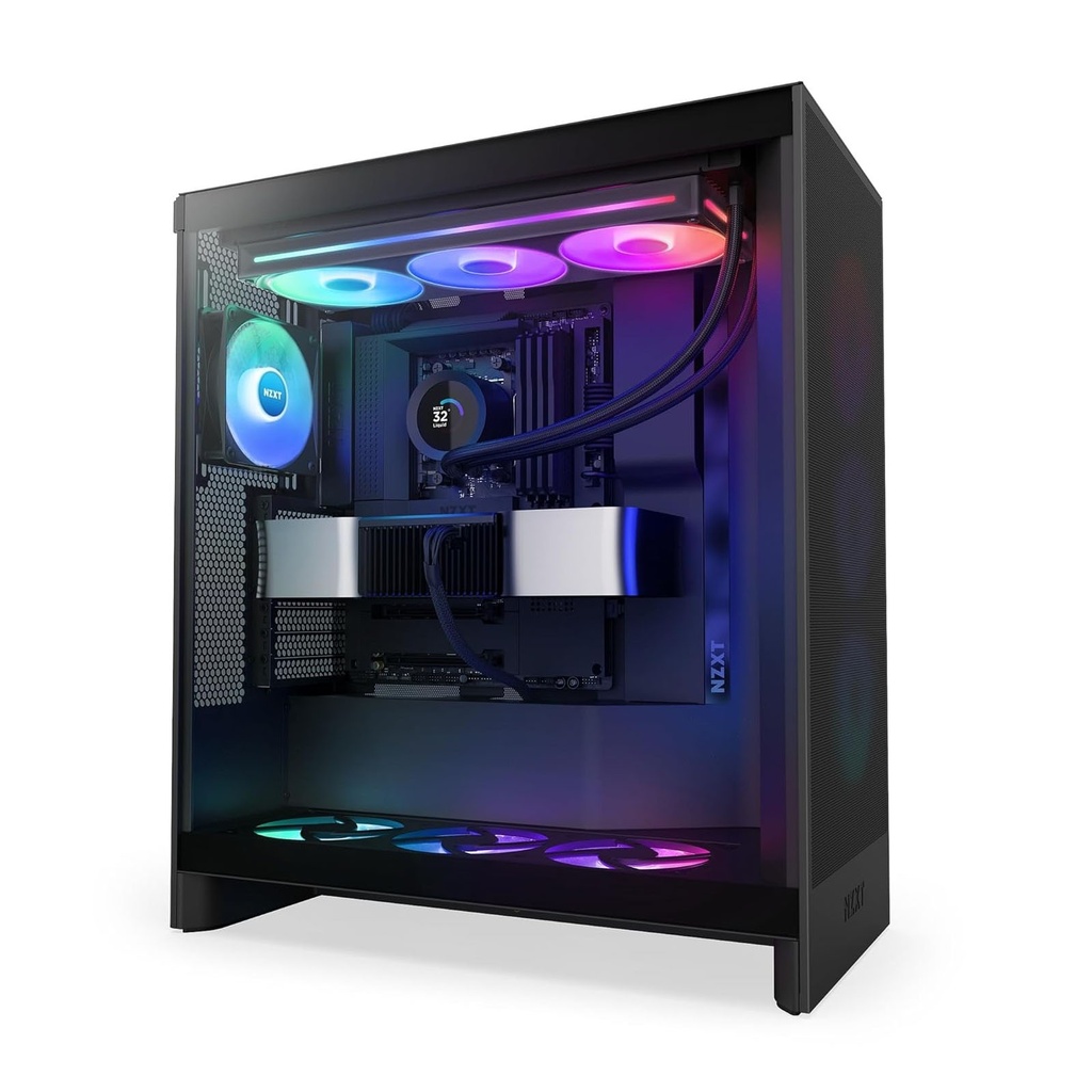 NZXT Kraken Plus 360mm Liquid Cooler With 1.54" LCD Display - Black