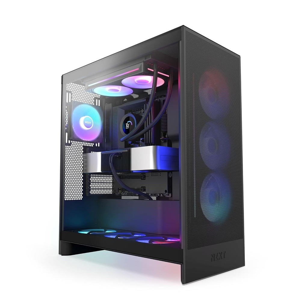 NZXT Kraken Plus 240 RGB 240mm Liquid Cooler With 1.54" LCD Display - Black