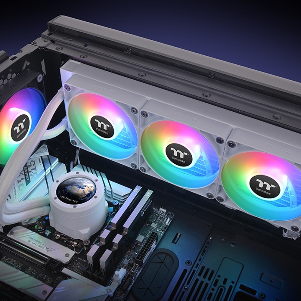Thermaltake TH360 V2 Ultra ARGB Sync Snow Edition AIO Liquid Cooler - White