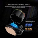 PC Cooler DA360 Pro ARGB CPU Liquid Cooler - Black