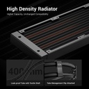 PC Cooler DA360 Pro ARGB CPU Liquid Cooler - Black