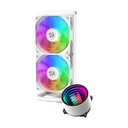 Redragon CCW-3011 ARGB 240mm Liquid CPU Cooler, 2x 120mm Fans with PWM Control - White