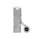 Lian Li Hydro-Shift II LCD-C 360mm Fanless CPU Cooler with 2.1" IPS LCD Screen - White