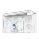 Lian Li Hydro-Shift II LCD-C 360mm Fanless CPU Cooler with 2.1" IPS LCD Screen - White