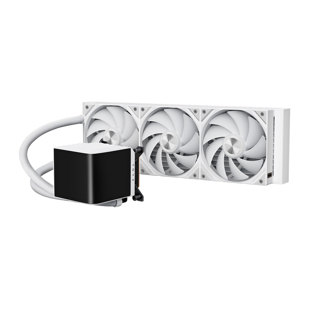 Tryx Panorama 2K 6.5" 60Hz 360MM Liquid Cooler With Curved Amoled Display - White