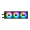 Thermaltake LA360-S ARGB AIO Liquid CPU Cooler, 2.4" Segment LCD Display, 360mm Radiator - Black