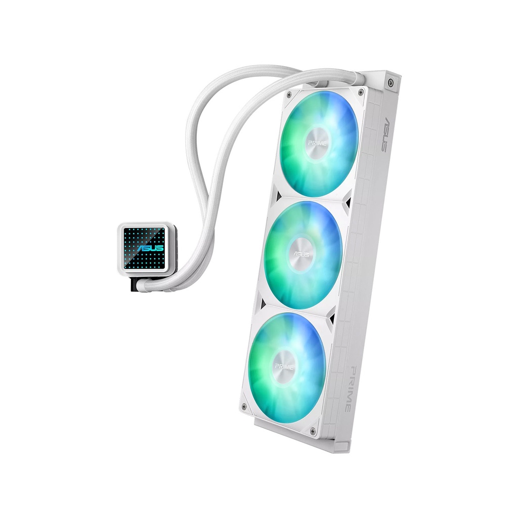Asus PRIME LC 360 ARGB AIO Liquid CPU Cooler - White