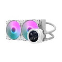 DarkFlash Nebula Series DN240S 2.1 inch IPS Display Screen All-In-One 240MM Liquid Cooler - White