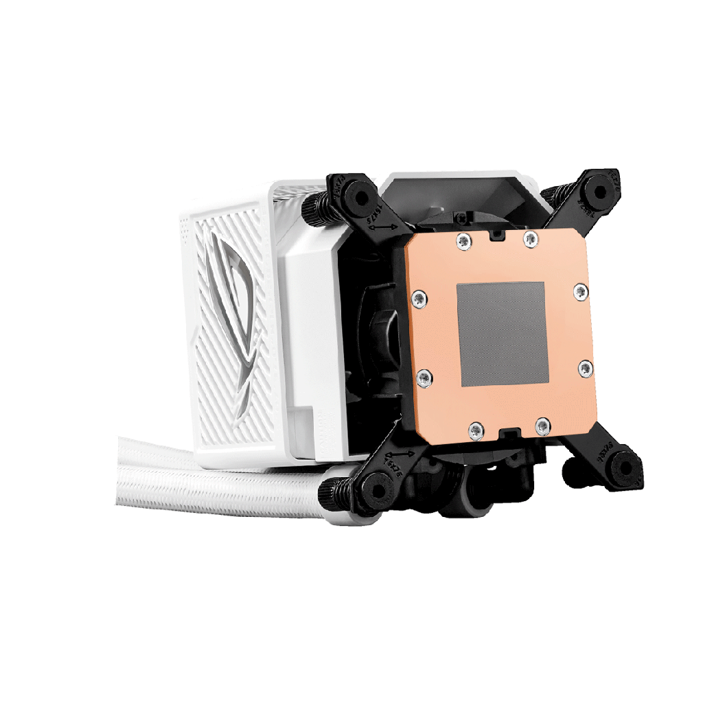 Asus ROG Ryujin III 360 ARGB Extreme Gen 2, 3.5" LCD, Magnetic Daisy-Chainable Fan, 360MM CPU Liquid Cooler - White